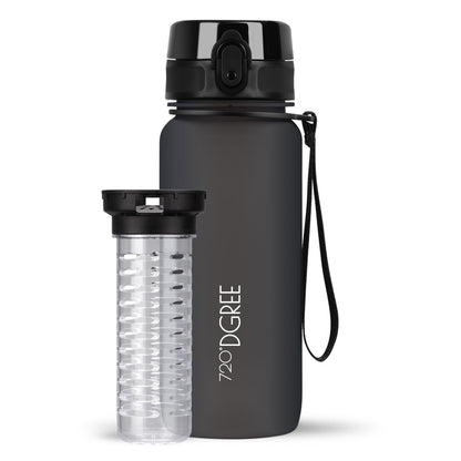 Trinkflasche 720DGREE uberBottle softTouch mit Früchtebehälter 650ml