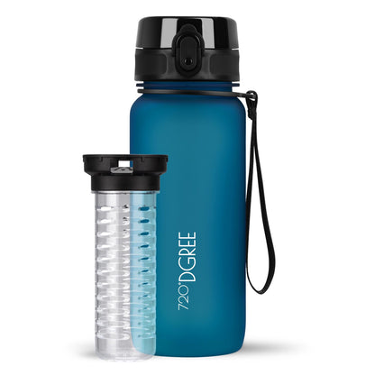 Trinkflasche 720DGREE uberBottle softTouch mit Früchtebehälter 650ml