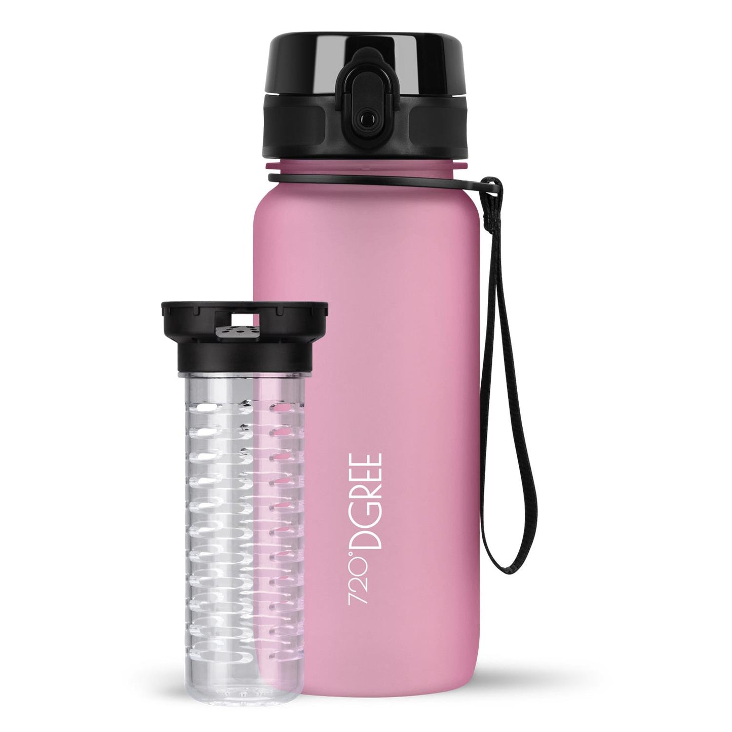 Trinkflasche 720DGREE uberBottle softTouch mit Früchtebehälter 650ml