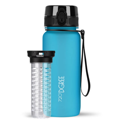 Trinkflasche 720DGREE uberBottle softTouch mit Früchtebehälter 650ml