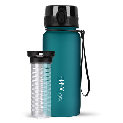 Trinkflasche 720DGREE uberBottle softTouch mit Früchtebehälter 650ml