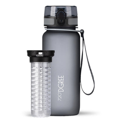 Trinkflasche 720DGREE uberBottle softTouch mit Früchtebehälter 650ml